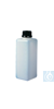 Weithals Rechteckflaschen 250ml, HDPE, Originalitätsverschluss, B50 x T50 x H140 Weithals...